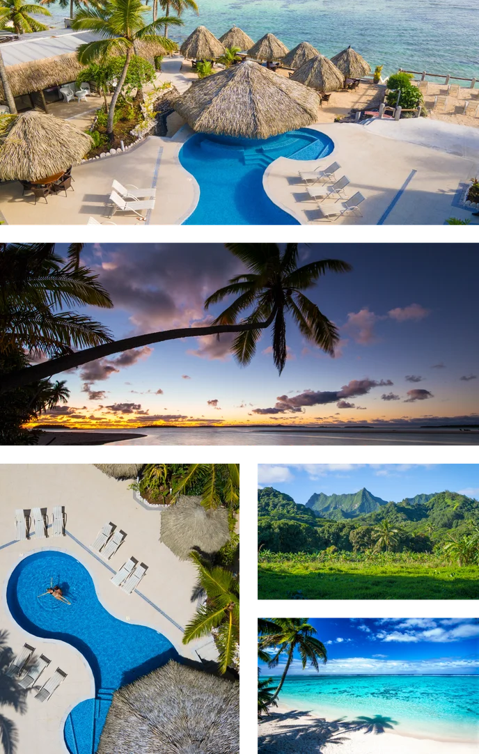 Rarotonga collage