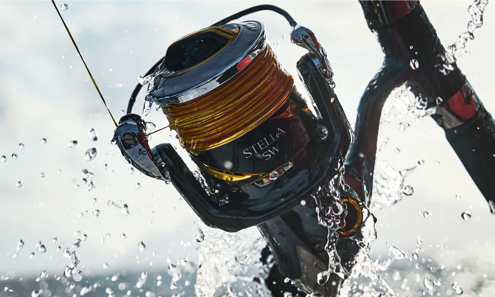 Fancy Shimano fishing reel
