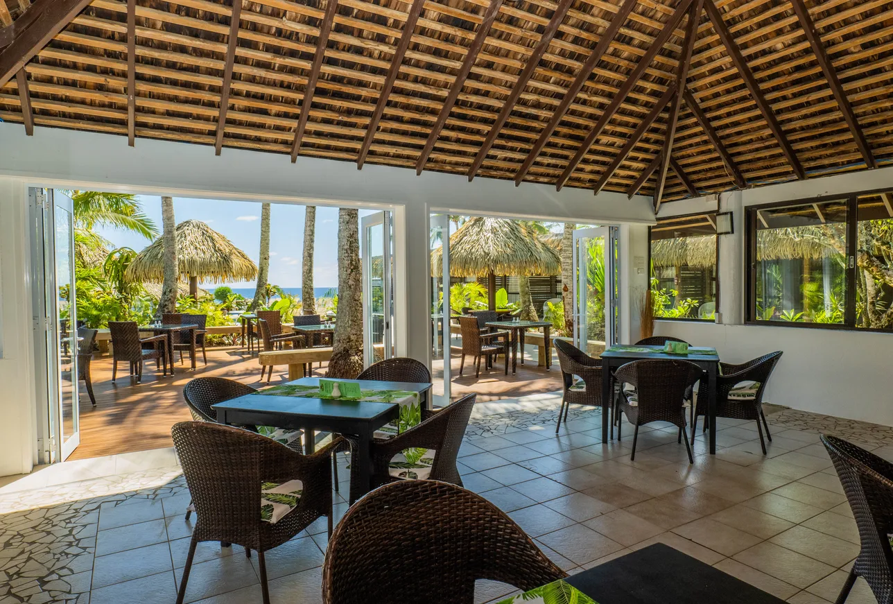 Beachfront restaurant